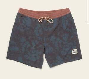 Howler Brothers Men’s Sz Small Deep Set Boardshorts Swim Trunks Cycle Dye: Navy